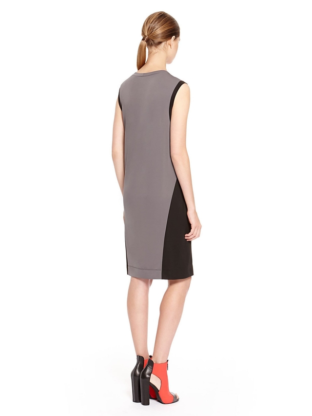 Image 2 of a product COLOR BLOCK CREWNECK DRESS